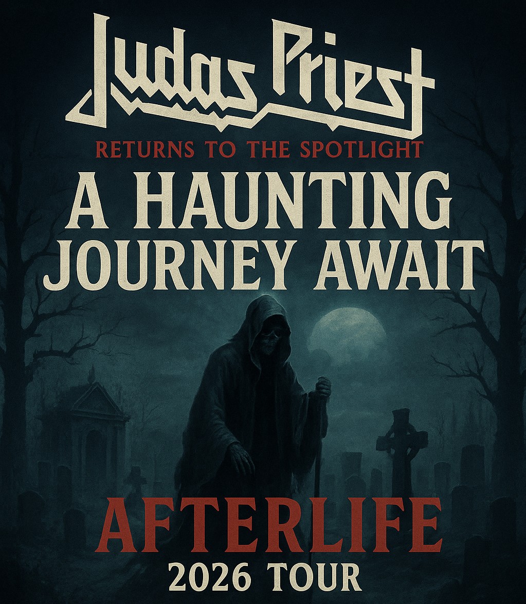 Judas priest Returns to the Spotlight: 2026 “Afterlife” Tour Announced with Full List of Cities and Dates — A Haunting Journey Await