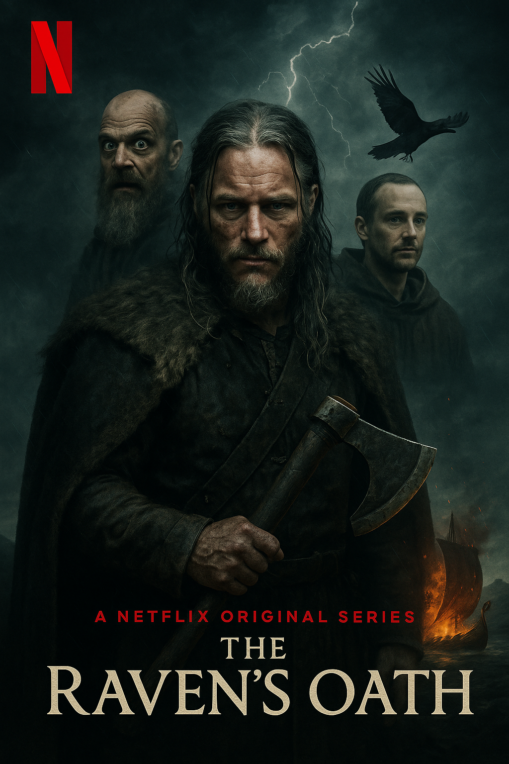 The Return of a Legend: Ragnar Reawakens in Netflix’s ‘The Raven’s Oath’ with Fimmel, Skarsgård, and Blagden”