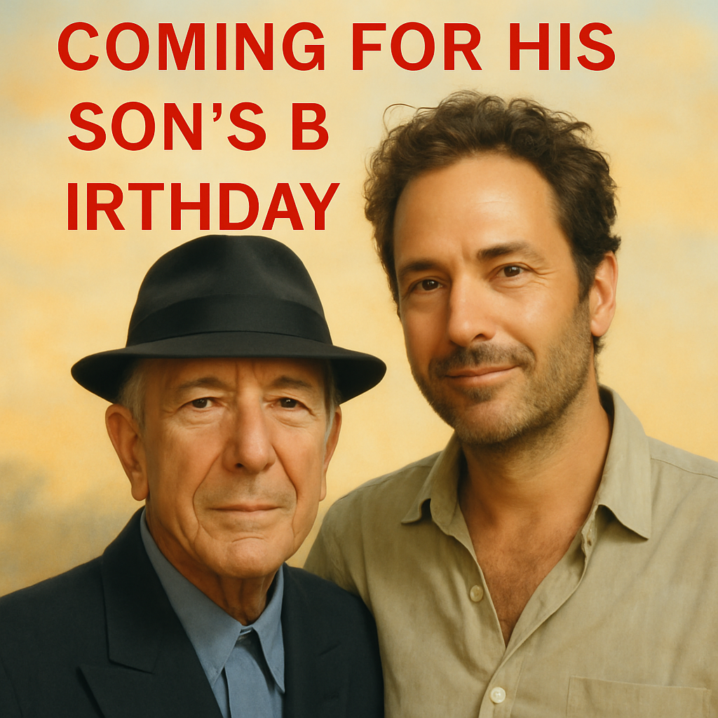 A Gift from the King: Unreleased Leonard Cohen Songs Coming for His First Son ” Adam Cohen’s Birthday.