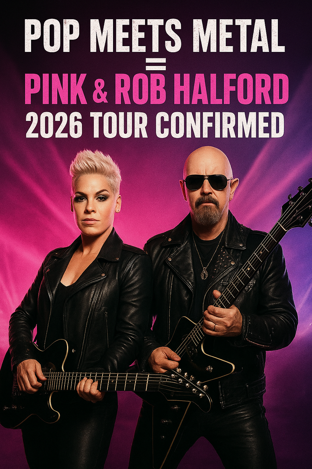 —From Ballads to Metal Anthems: Pink and Rob Halford’s 2026 Tour Confirmed.