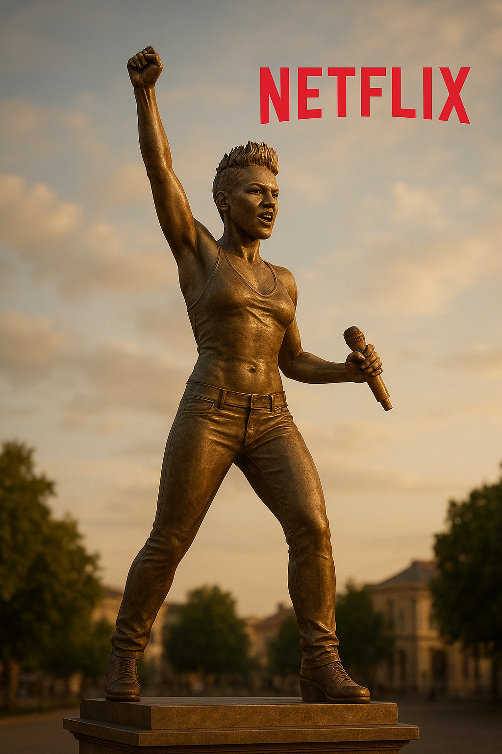 P!nk Immortalized in Glory: Netflix Unveils a Dazzling Statue in Her Beloved Hometown.
