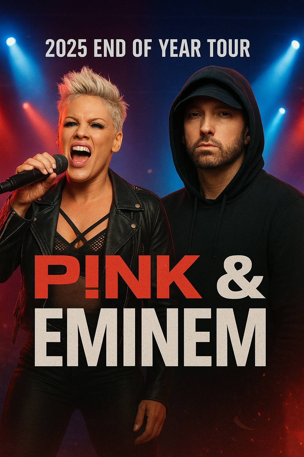 Pink and Eminem Announces 2025 end of the year joint Tour.