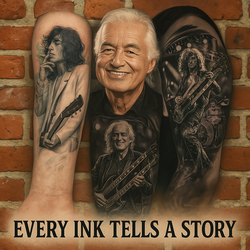 ☆☆The Truth and Meaning of Every Jimmy Page’s  Tattoo Finally Exposed — From His Great Collection of Inks to the Untold Stories He Shared for the First Time with a Journalist’s Interview.