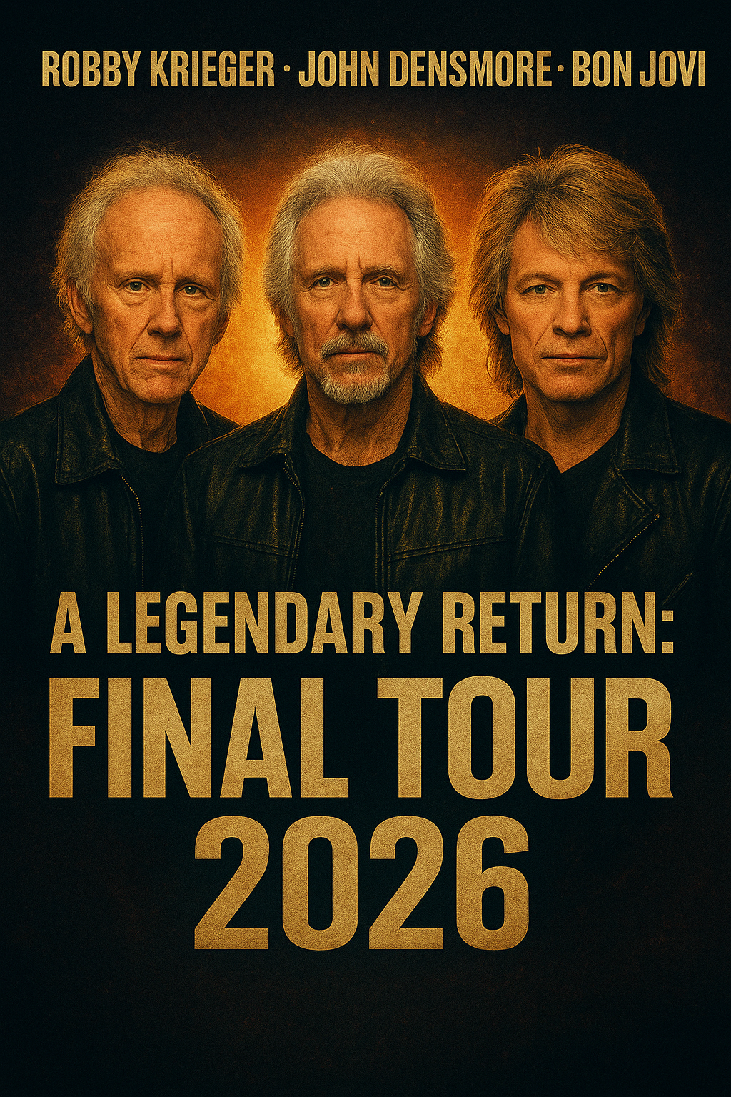 Robby Krieger, John Densmore & Bon Jovi Unite for a Legendary Farewell Tour 2026.