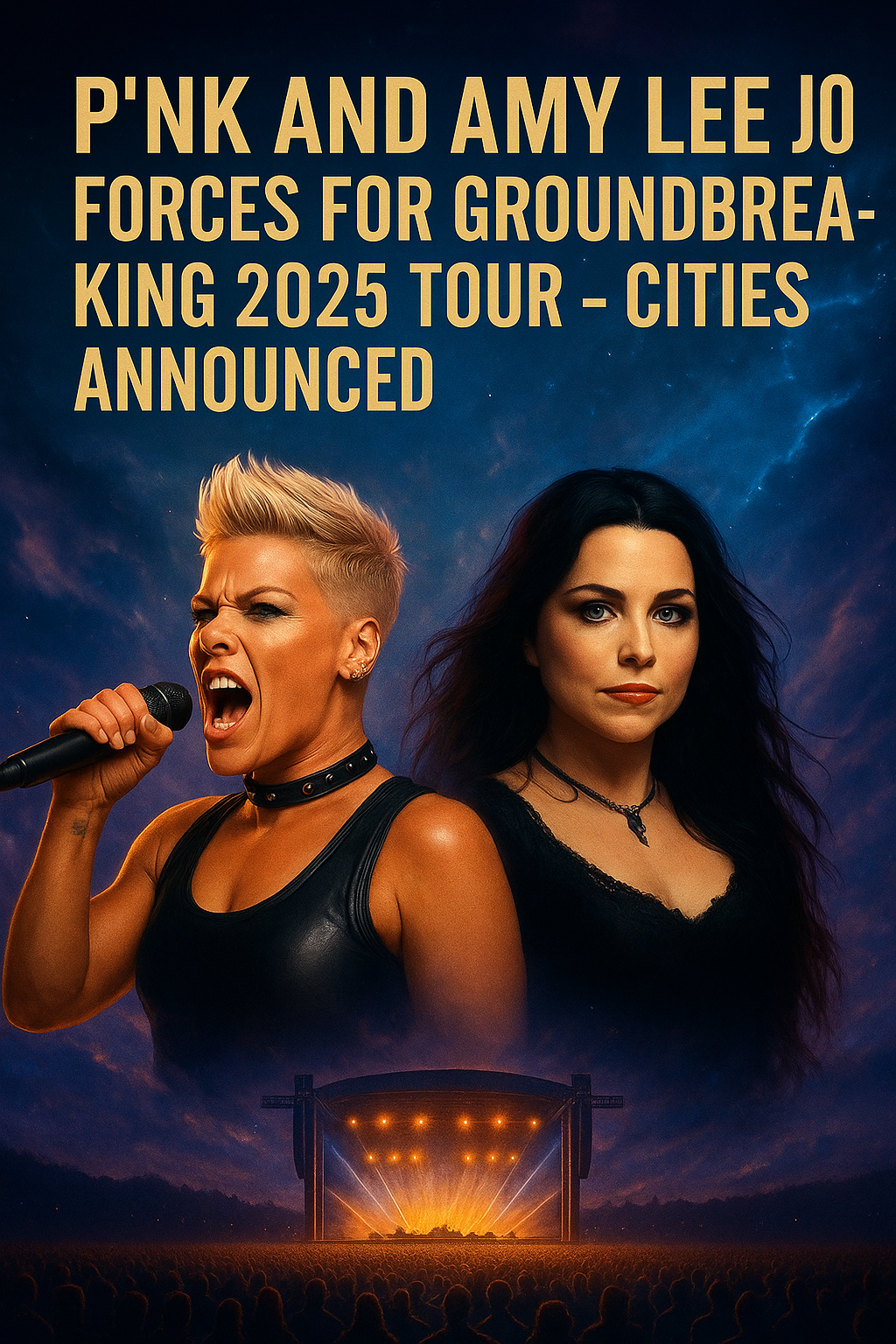 P!nk and Amy Lee Join Forces for a Groundbreaking 2025 Tour —