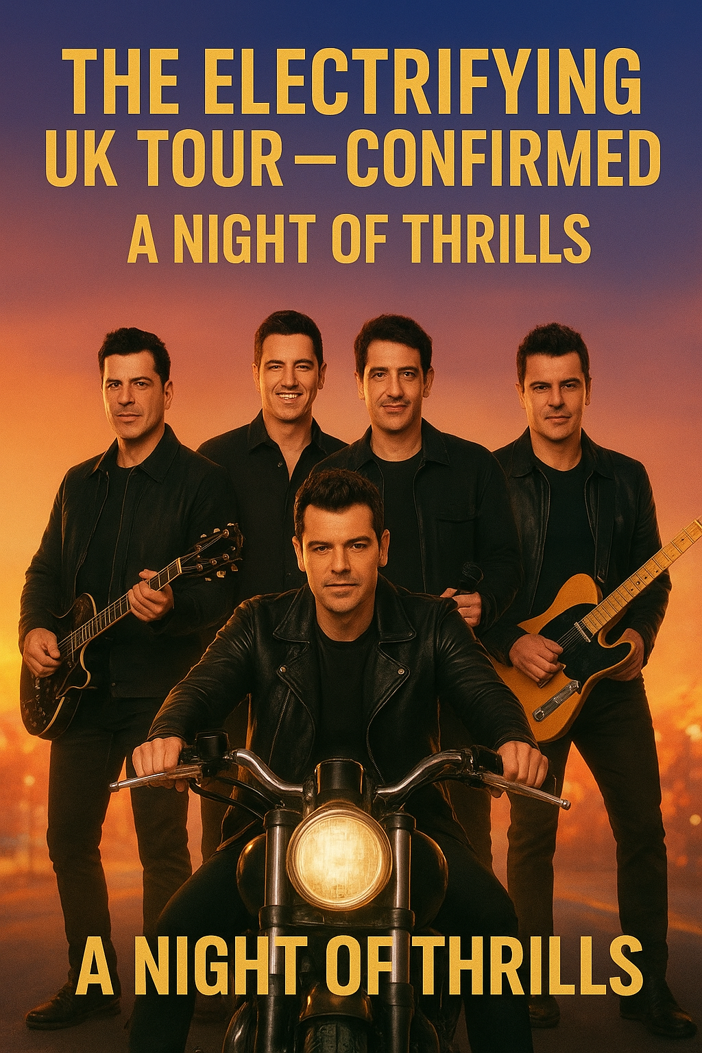 It’s Official: New Kids On The Block Confirms “Their Electrifying ‘Night” Tour As UK Gears Up For Chaos.