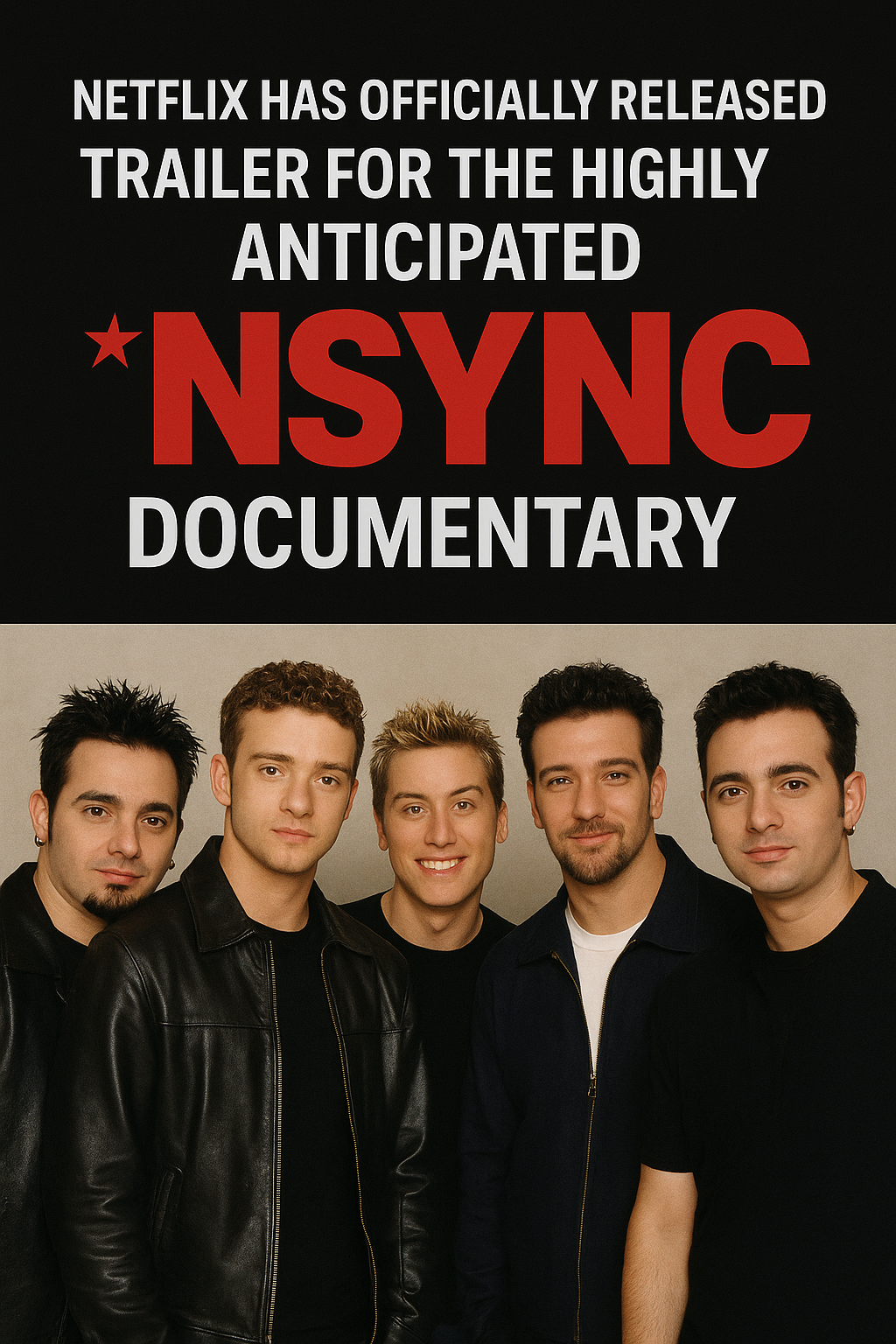 Netflix Has Officially Released Trailer for the highly Anticipated NSYNC Documentary.