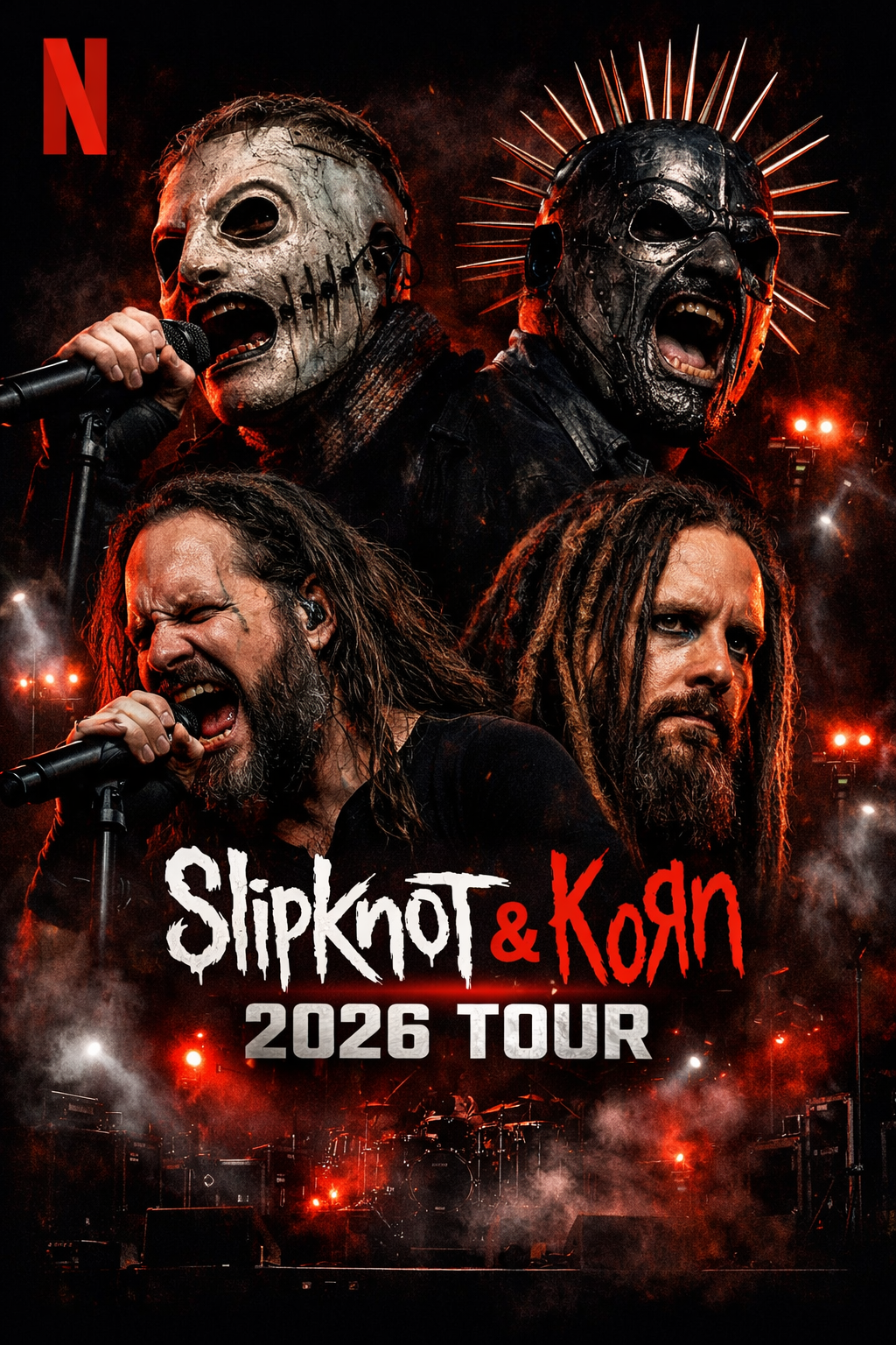 The wait is over-Slipknot and Korn Set the World Ablaze on Massive 2026 Tour,date and time officially revealed