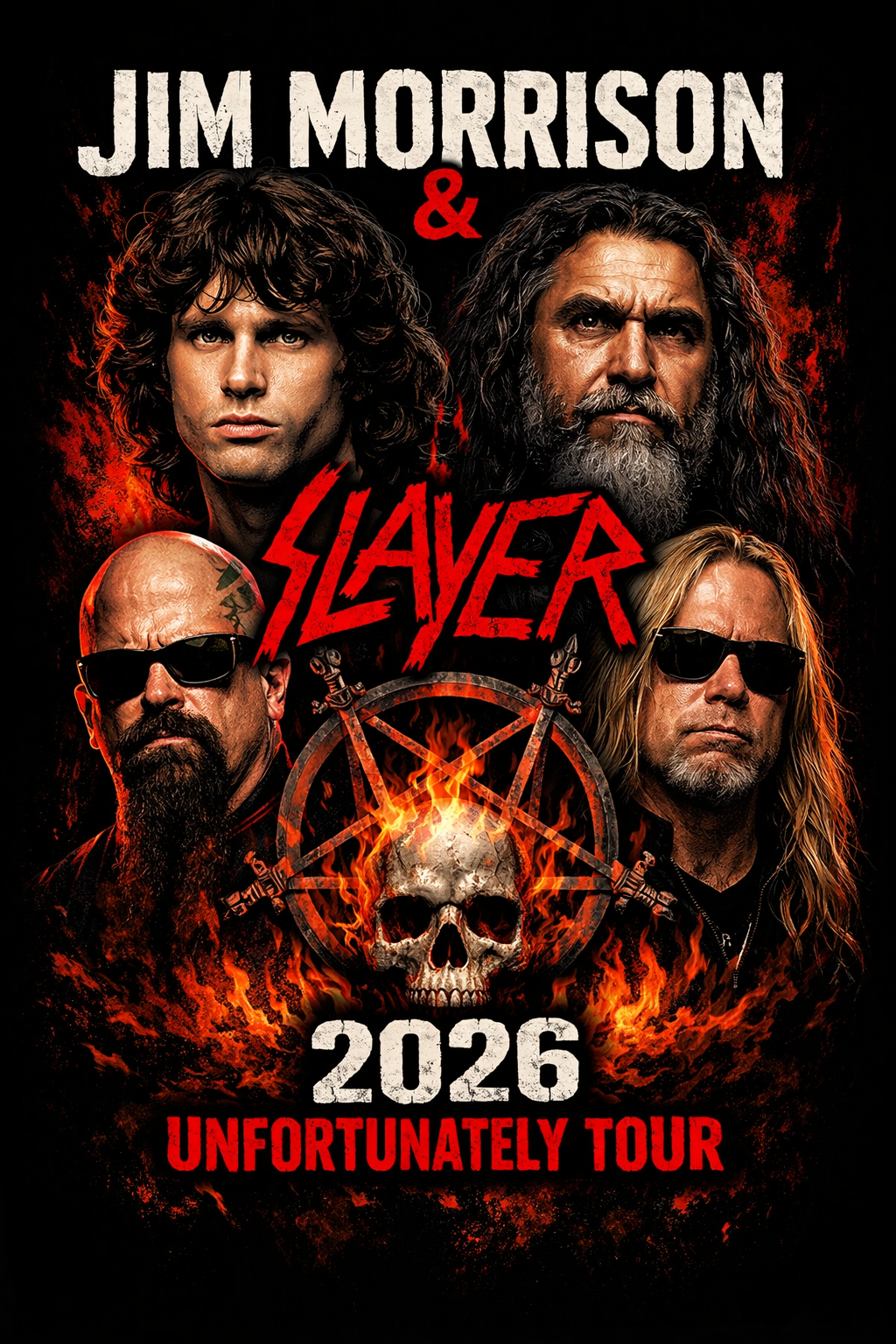 The Wait Is Over As-Jim Morrison & Slayer Set 2026 Unforgettable Tour That Redefines Rock and Metal