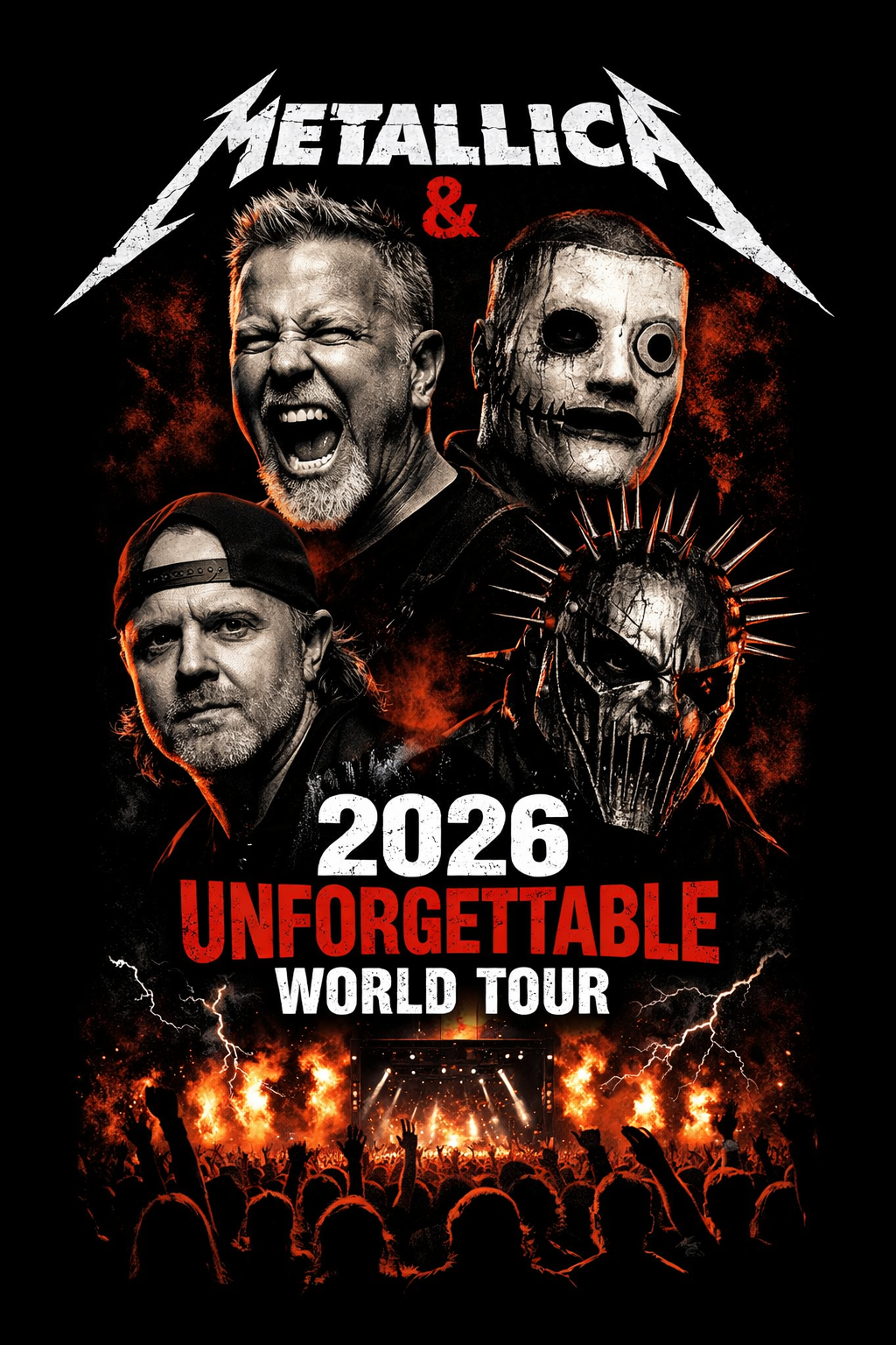 The 2026 Unforgettable Era: Metallica and Slipknot Set the World Tour Ablaze