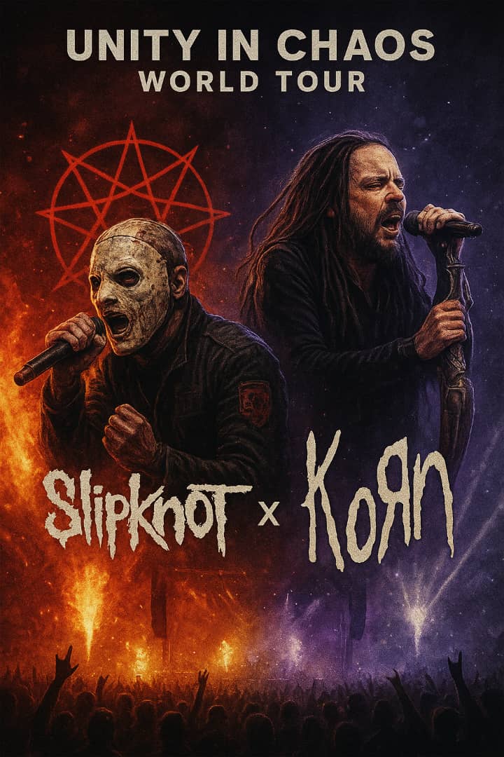 Metal Titans Collide: Slipknot and Korn Announces Global Tour — 2026.