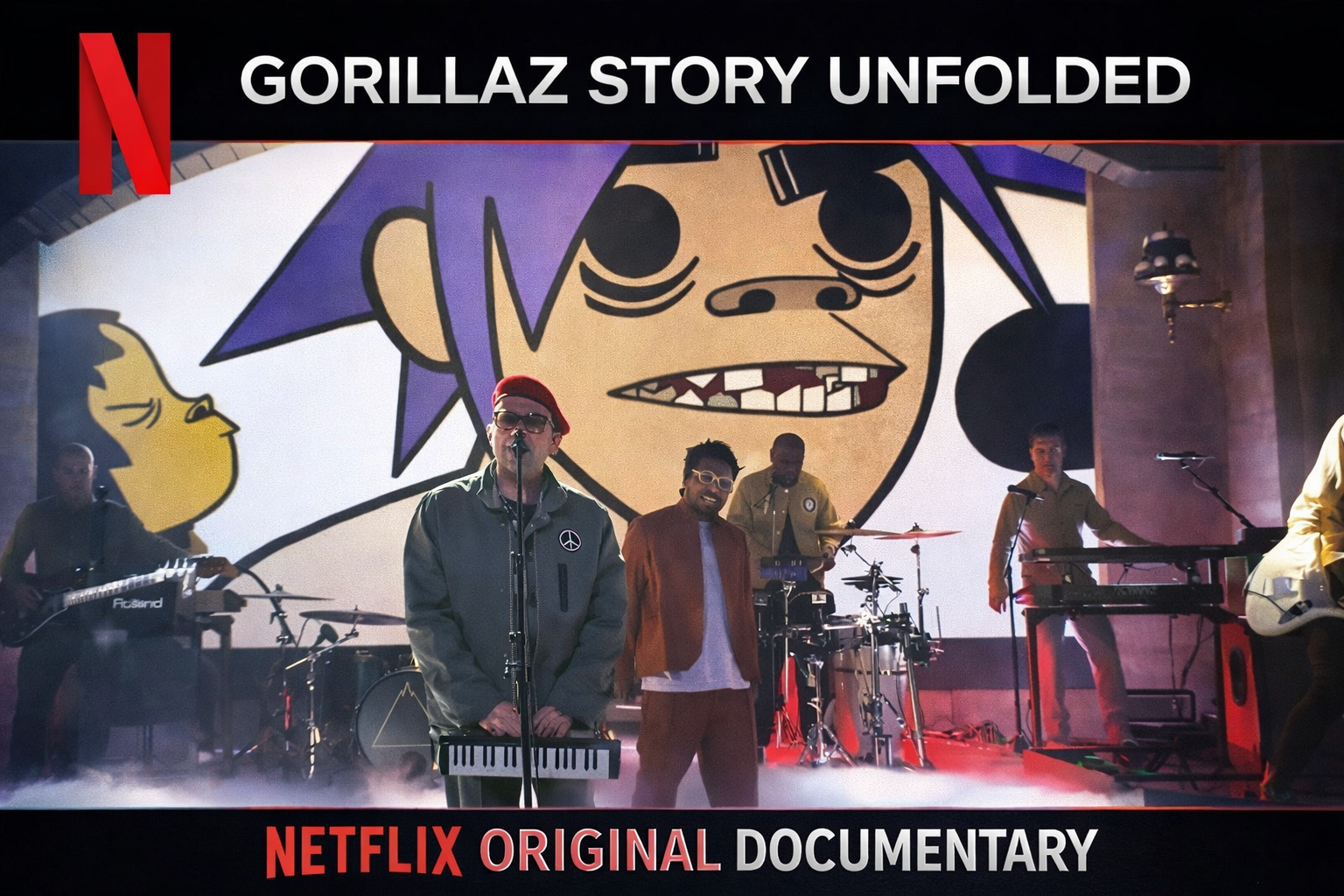 Netflix Reveals the Rise of Gorillaz in a New Documentary.