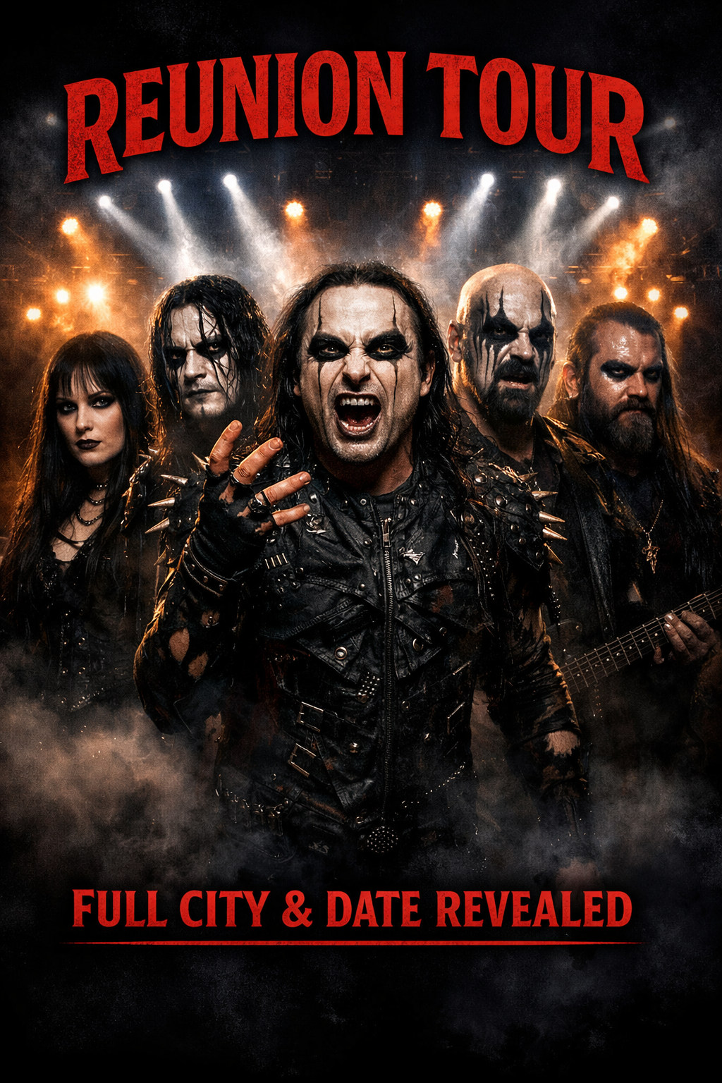 Fans worldwide are celebrating as Cradle of Filth announce their long-awaited reunion tour. All members set to return to stage for an electricfying live performance