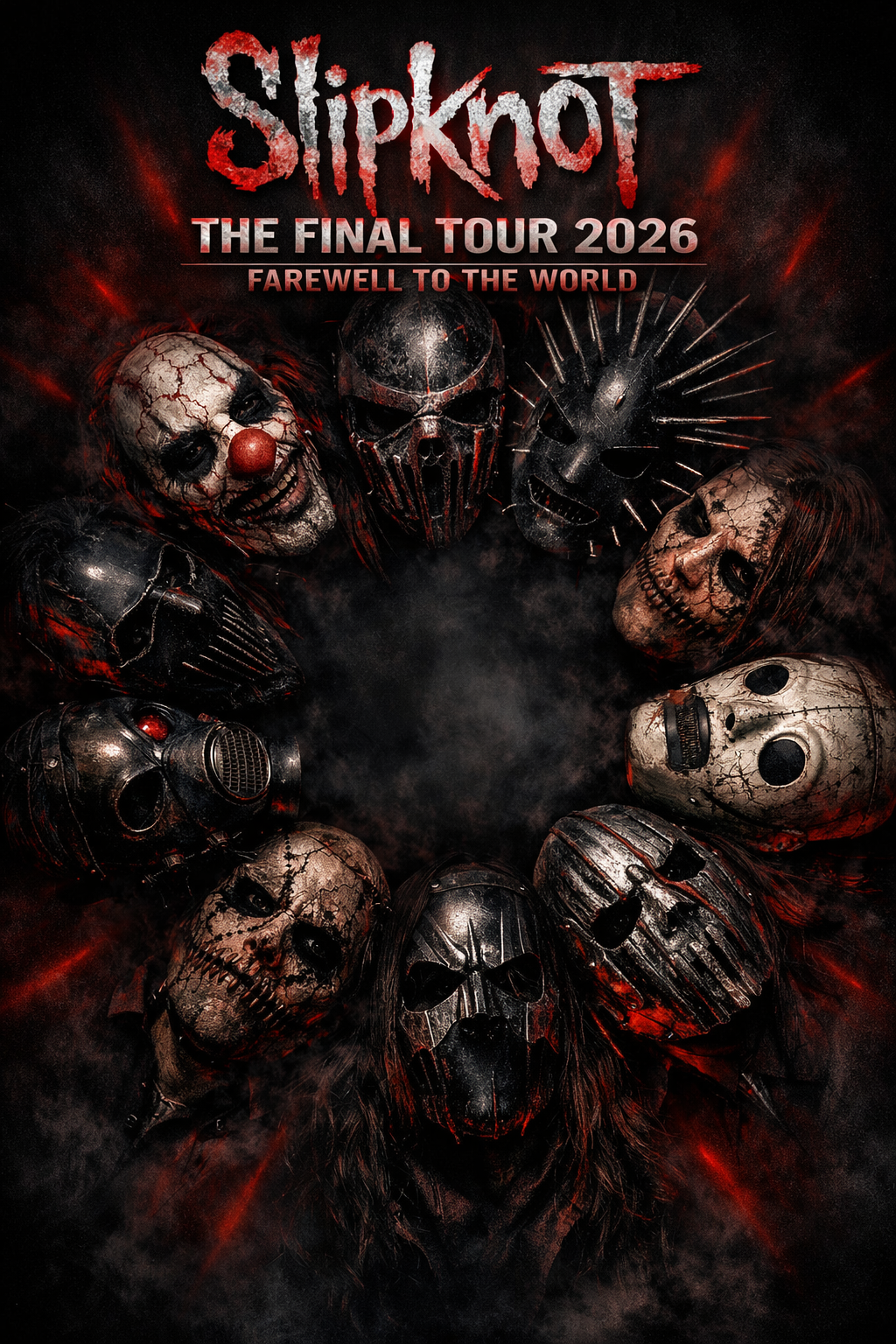 End of an Era: Slipknot Announces Their Electrifying 2026 Tour As Their Final Bow.