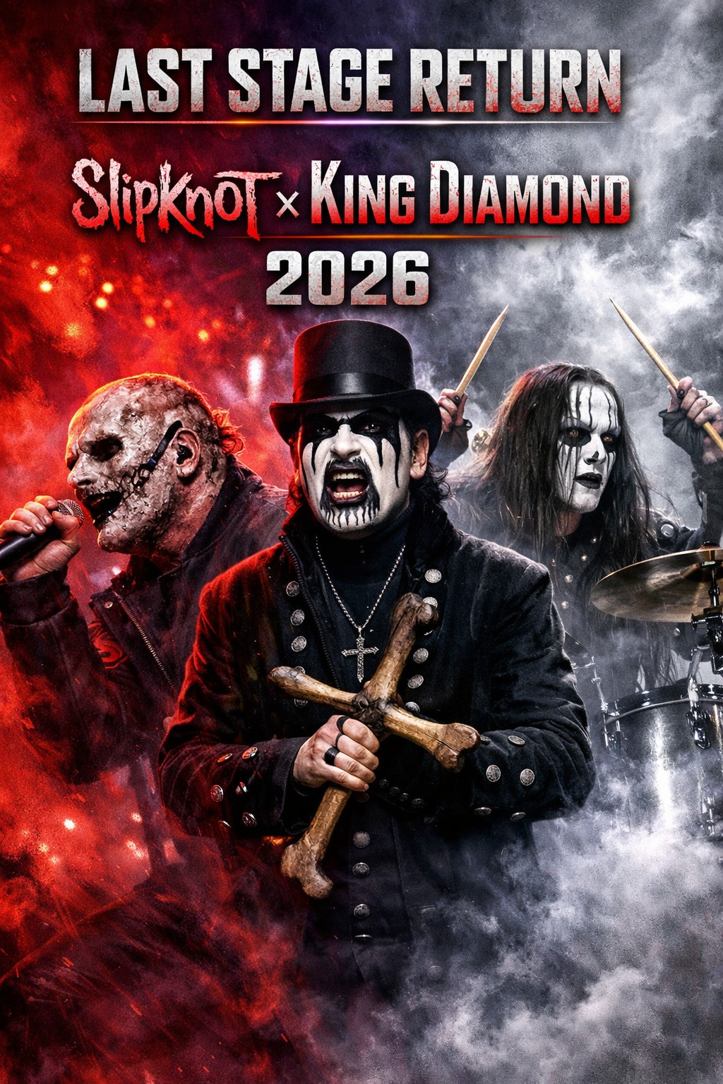 Slipknot × King Diamond Confirm Explosive Co-Headlining Return to the Stage.