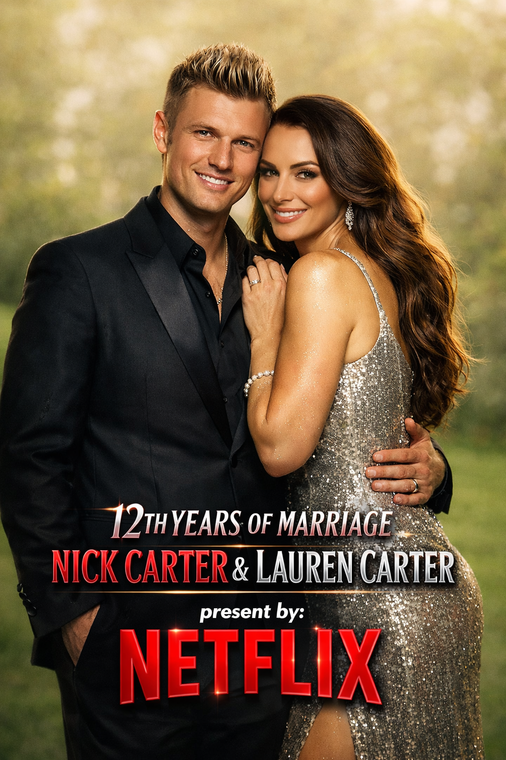 Congratulations as NICK CARTER and His Wife LAUREN KITT CARTER Celebrates Their 12th Wedding Anniversary.
