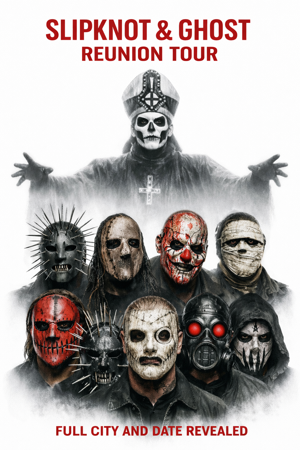 Officially: skipnot announces a reunion tour with the ghost band, both band set to break records