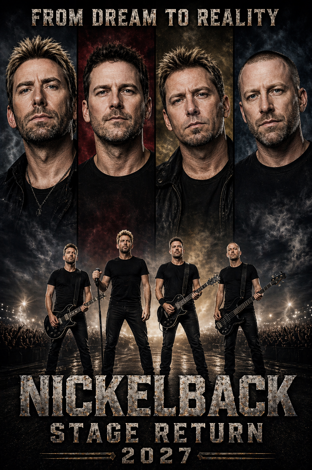 NICKELBACK 2027 Tour Confirmed, A Dream Lineup Becomes Reality.