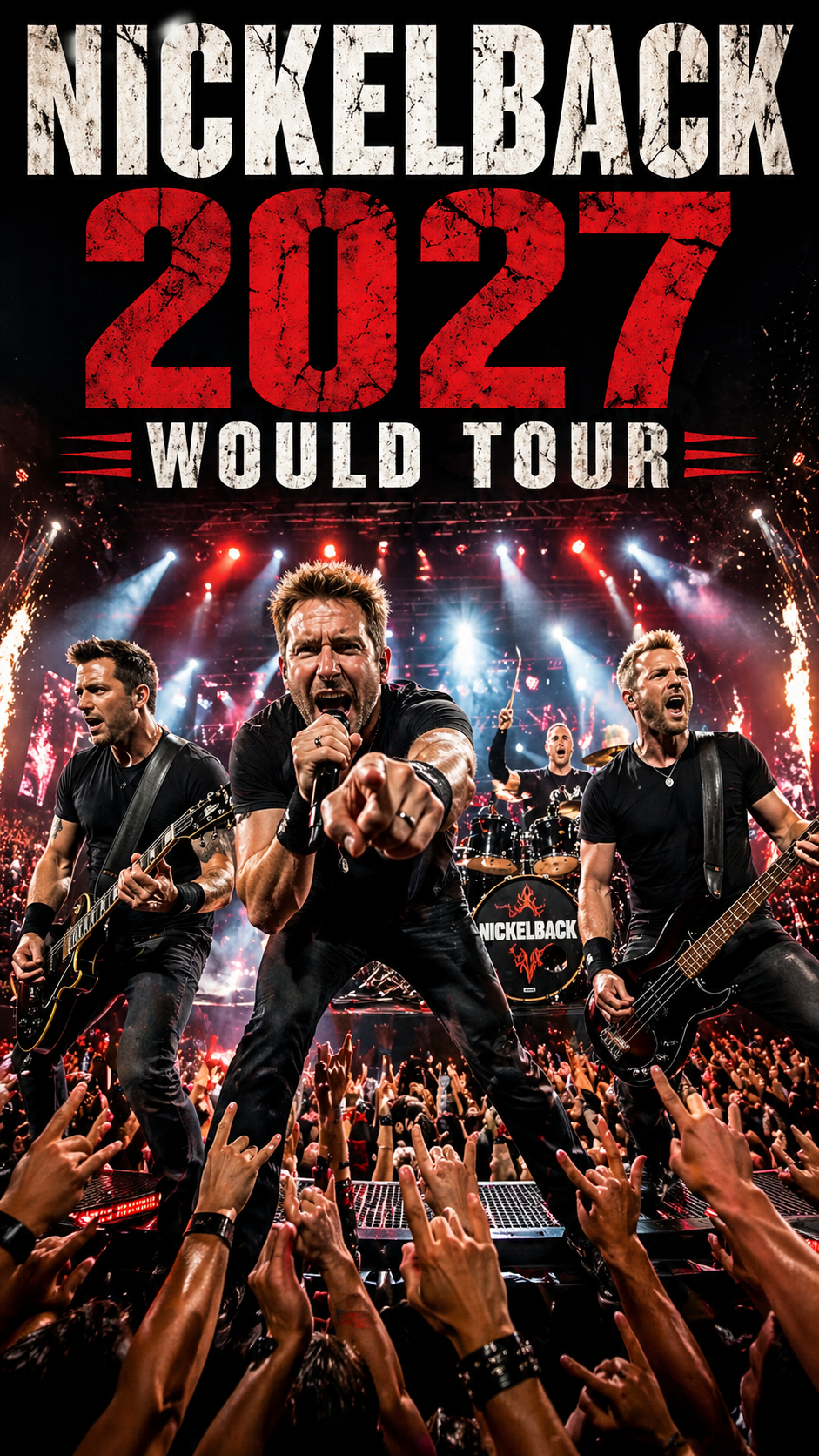 Rock Fans Rejoice as Nickelback Drops Huge 2027 Tour Announcement.