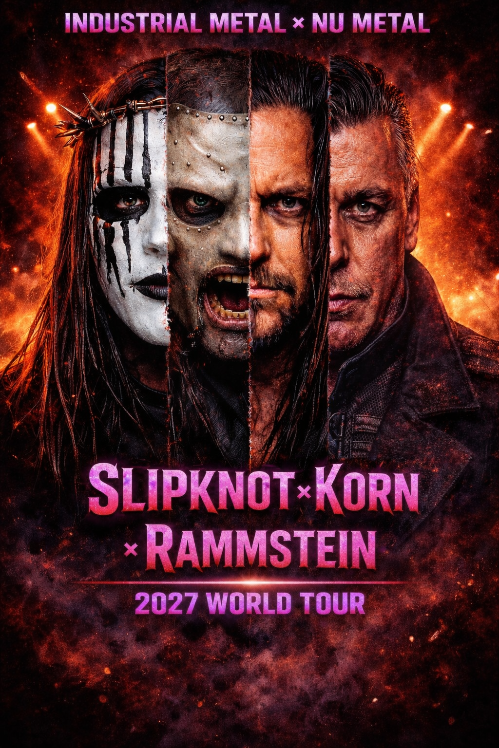 The Loudest Alliance Yet: Slipknot, Korn and Rammstein Confirm 2027 World Tour.