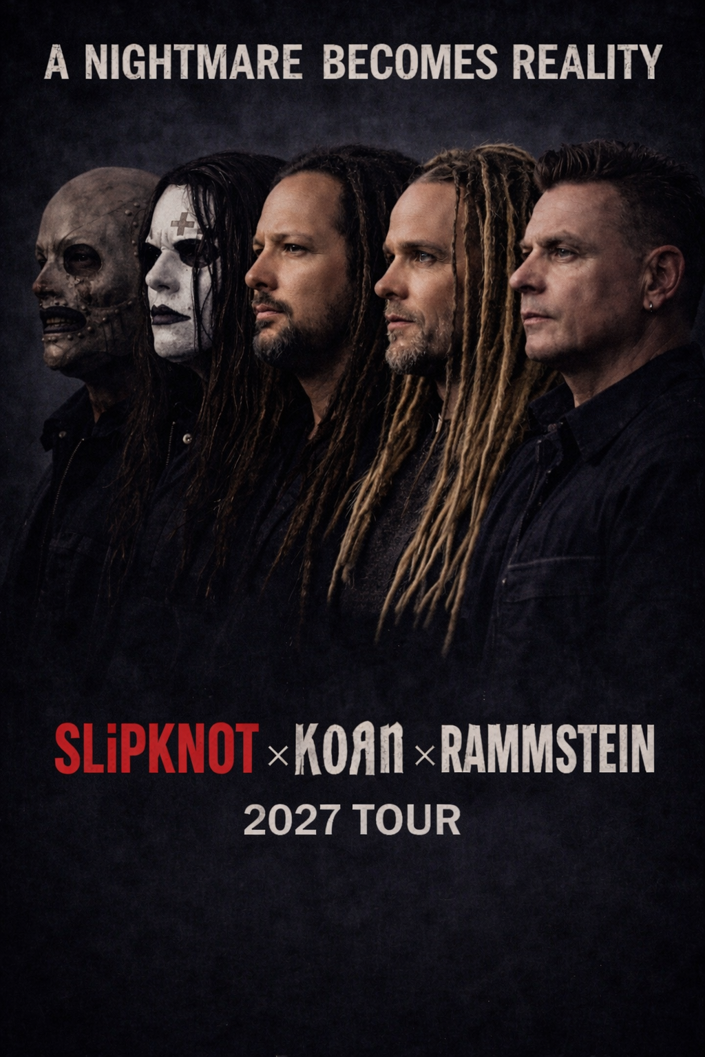 Three Titans. One Stage. Slipknot × Korn × Rammstein 2027 Tour Becomes Reality.
