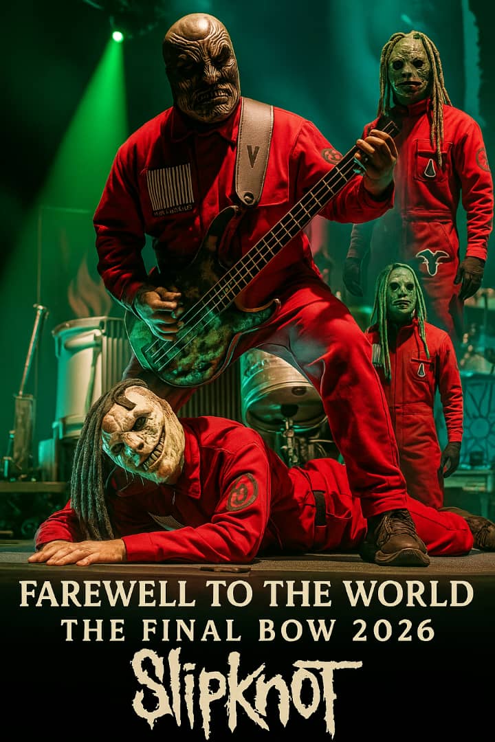 The End of an era: Slipknot announces Their Explosive 2026 Farewell tour.