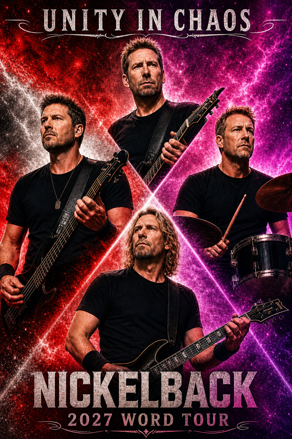 Nickelback Unleashes “Unity in Chaos,” Setting the Stage for a Massive 2027 World Tour.