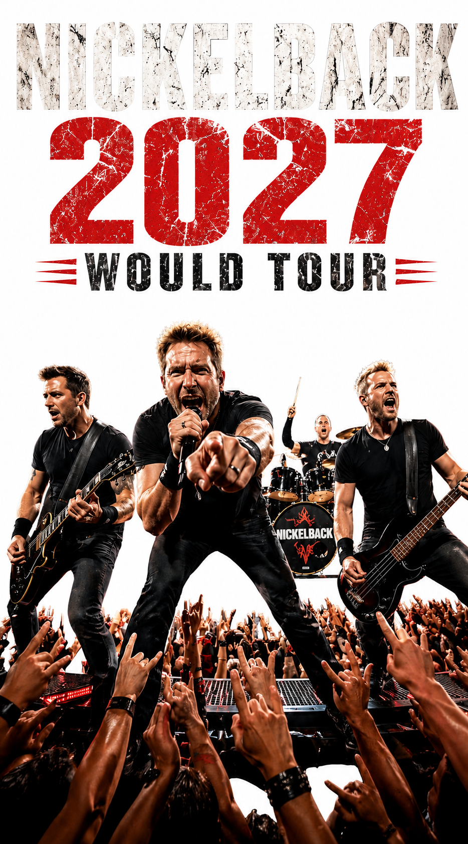 Nickelback Shock Fans With Explosive Return to the Stage for Massive 2027 World Tour.