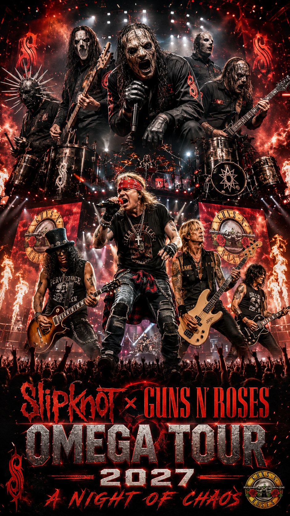 Rock Legends Collide: Slipknot × Guns N’ Roses Spark Global Buzz for 2026 Shows.