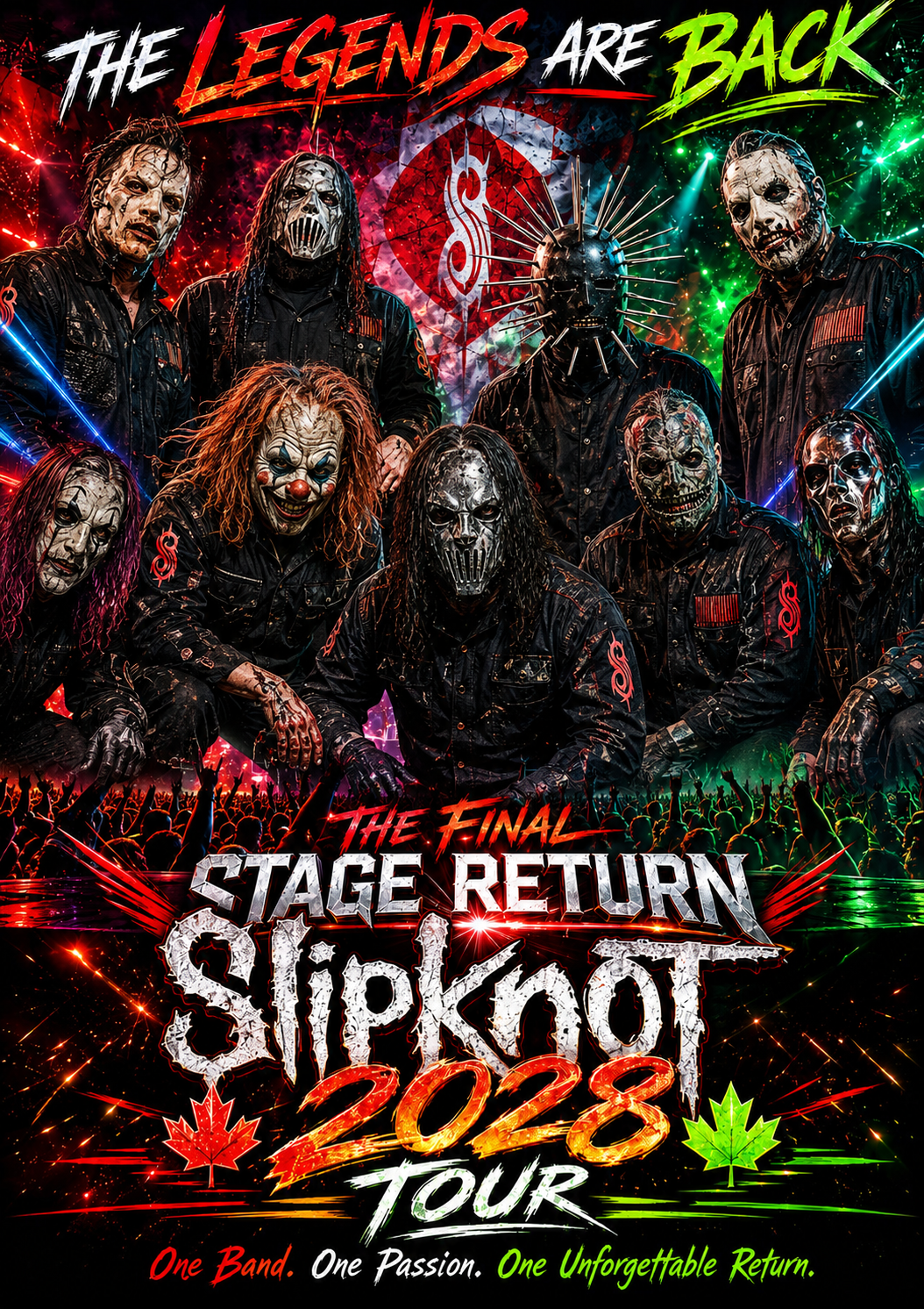 No More Masks After Tonight: Slipknot Return for Their Final Era-Defining Performance.