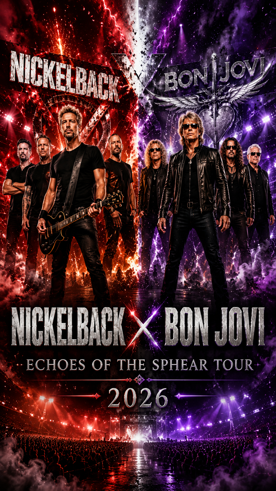 Nickelback & Bon Jovi: Chaos Returns for the 2026 Tour