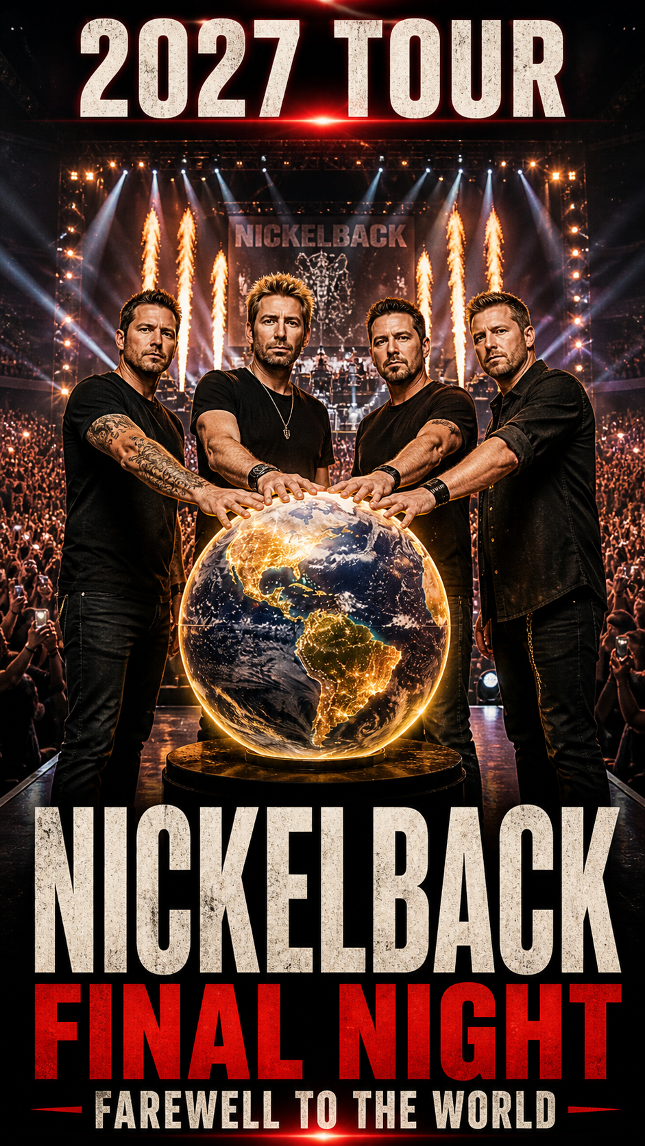 Nickelback Bids the World Farewell: Legendary Rock Band Confirms 2027 Tour as Their Final Bow.