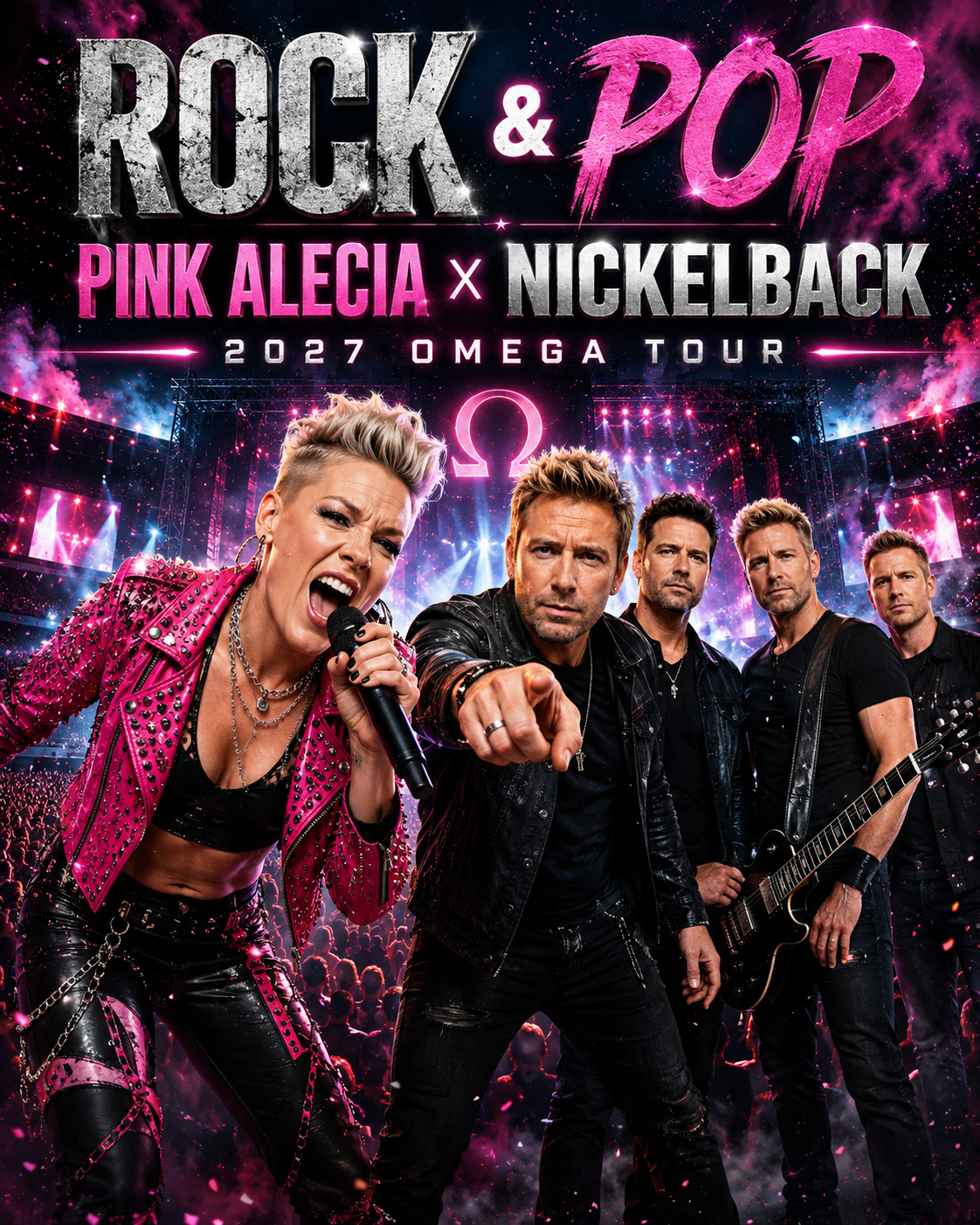 Rock Meets Pop: Nickelback and Pink Announce Epic 2027 Tour Together.