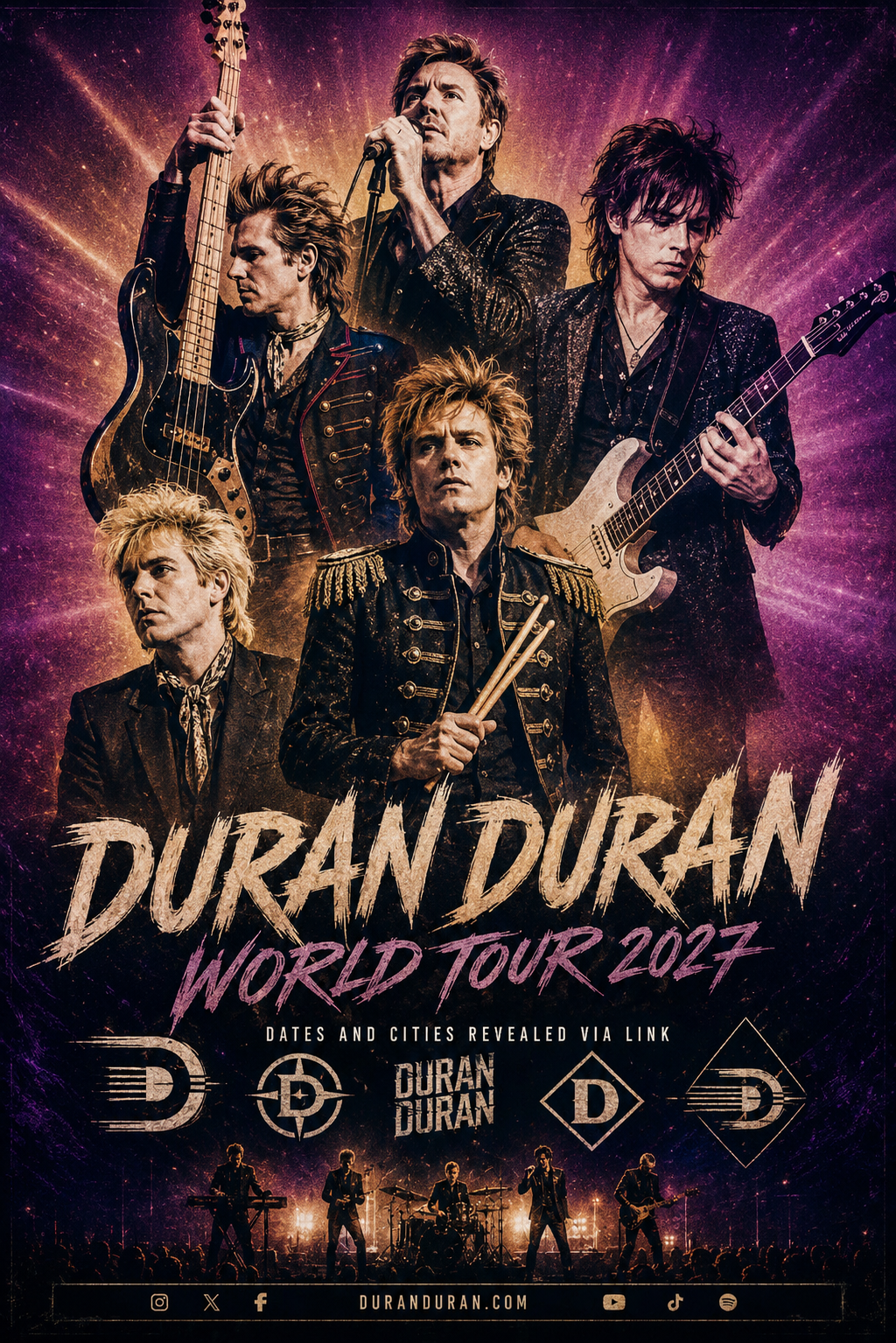 Duran Duran Returns in Epic Fashion: Legendary Icons Announce Massive 2027 World Tour.