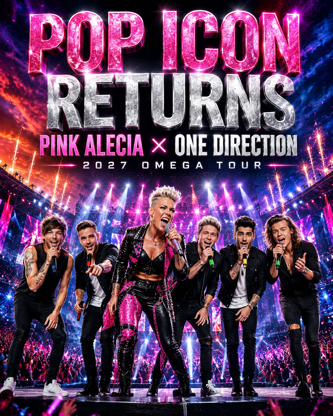 Pop Icons Unite: One Direction and Pink Reveal Massive Return For It’s 2027 Tour
