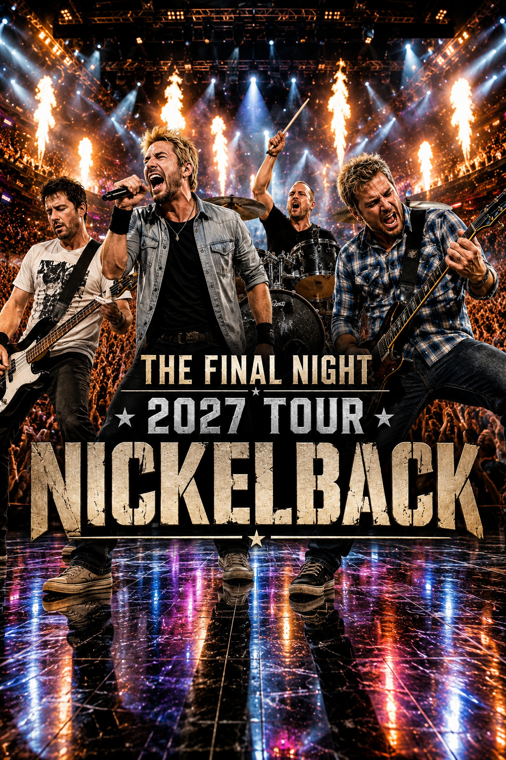 Nickelback Announces Spectacular Return to the Stage with Massive 2027 Tour.