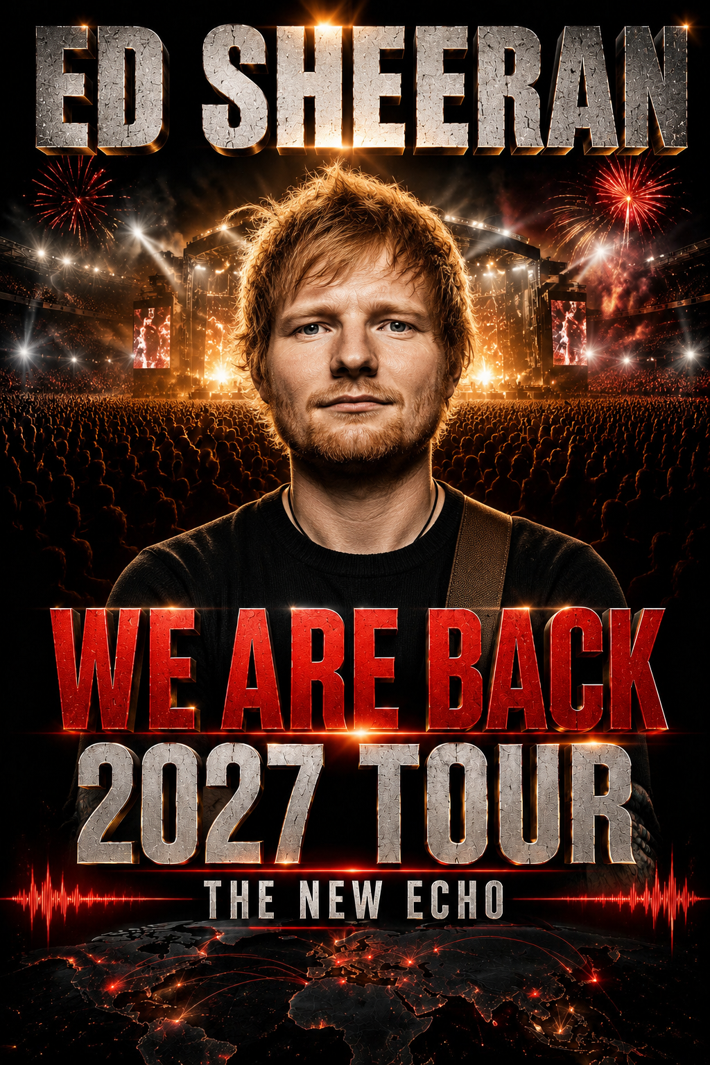 Ed Sheeran Is Back: The Explosive 2027 World Tour Has Finally Been Unveiled.