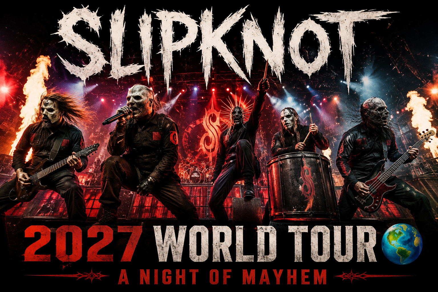 Slipknot Announces Electrifying 2027 Tour: A Spectacular Return to the Stage.