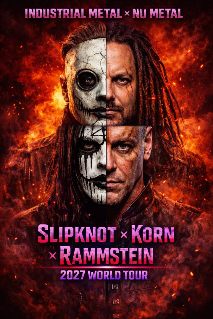 Chaos Reigns Again: Slipknot, Korn and Rammstein Return to Share the Stage in Epic 2027 Comeback.