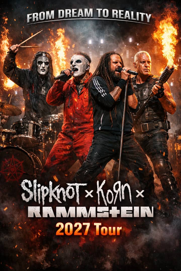 Three titans units: Slipknot × Korn × Rammstein set to share The same stage.