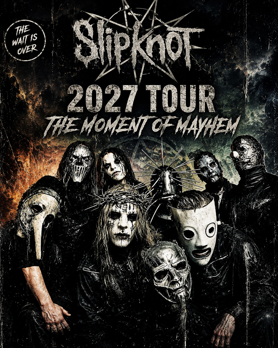 The Masks Are Back! Metal Titans Announce an Explosive 2027 World Tour.
