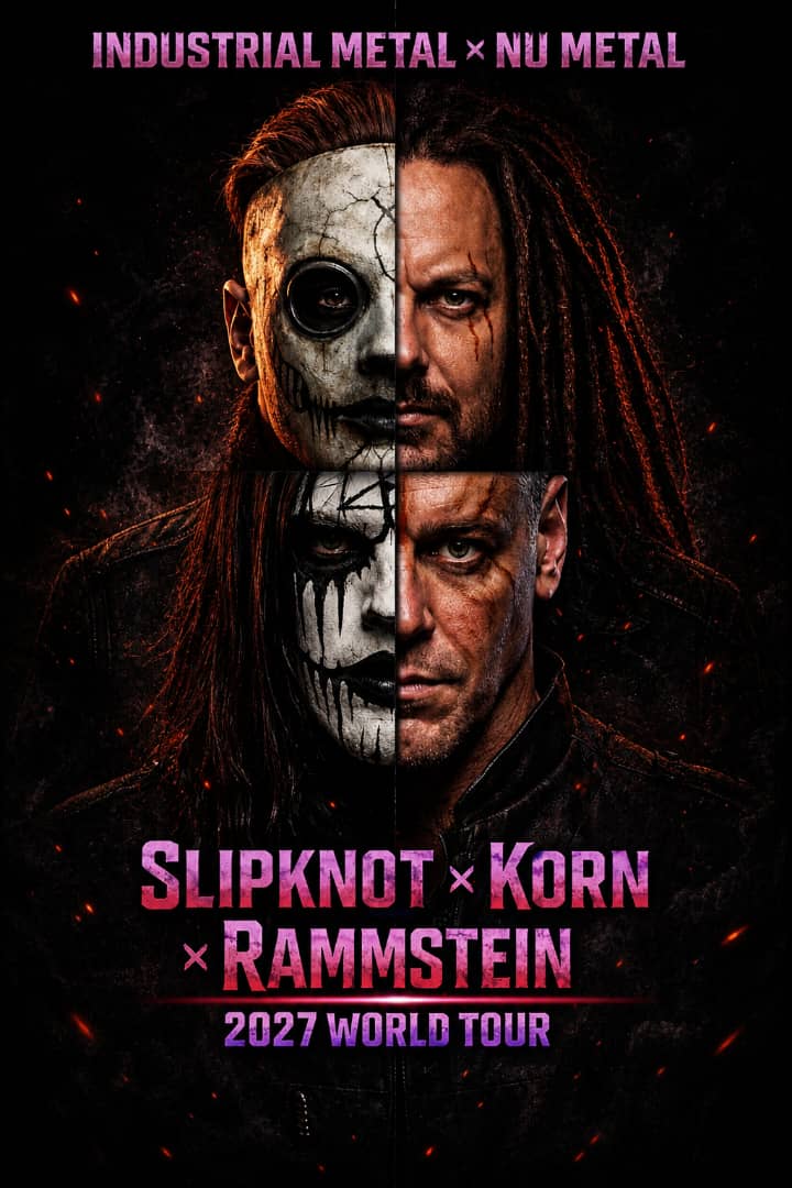 Metal Icons Reunite: Slipknot × Rammstein × Korn returns to share the same stage.