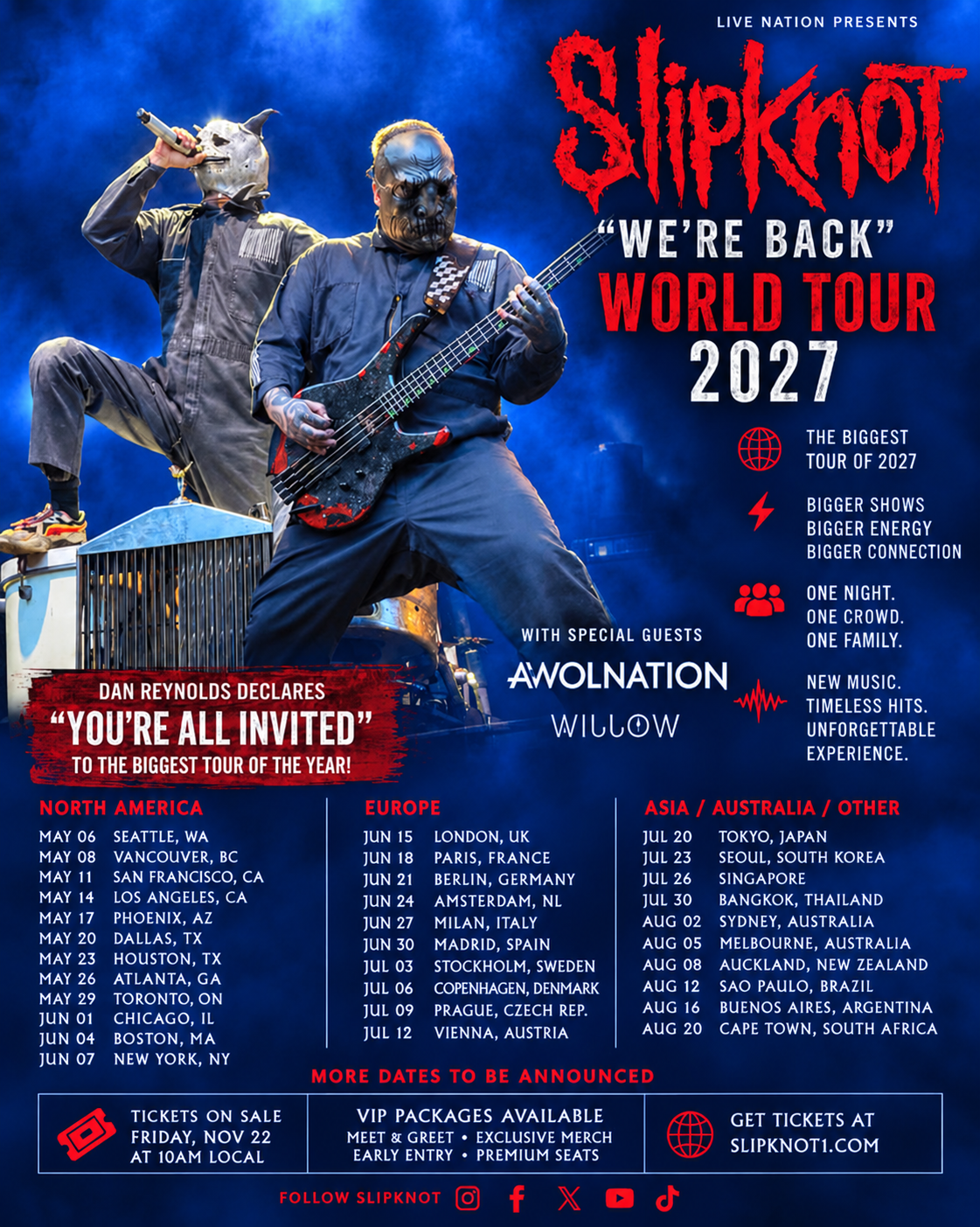 The Maggot Pit Returns: Slipknot Set to Bring Chaos Back in 2027.