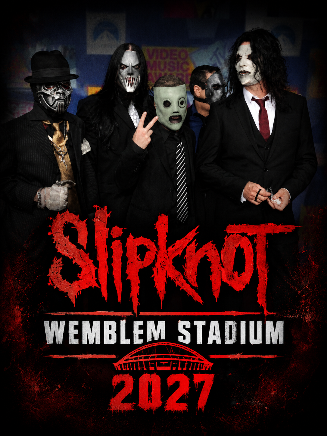 ENGLAND 🇬🇧 ( wemblem ) hosts slipknot 2027.