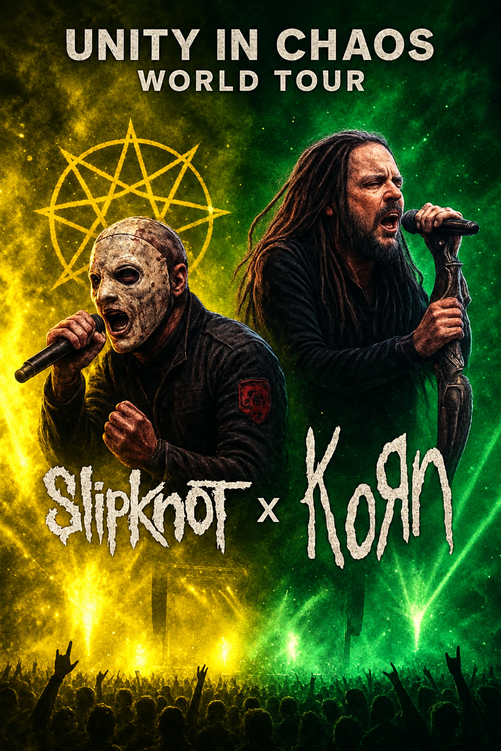 Slipknot & Korn Unleash the “Unity in Chaos” World Tour — A Massive Metal Alliance Is Coming.